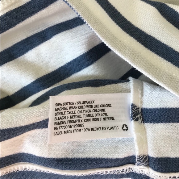 Polo striped boxy fit crop tee shirt - Picture 5 of 5